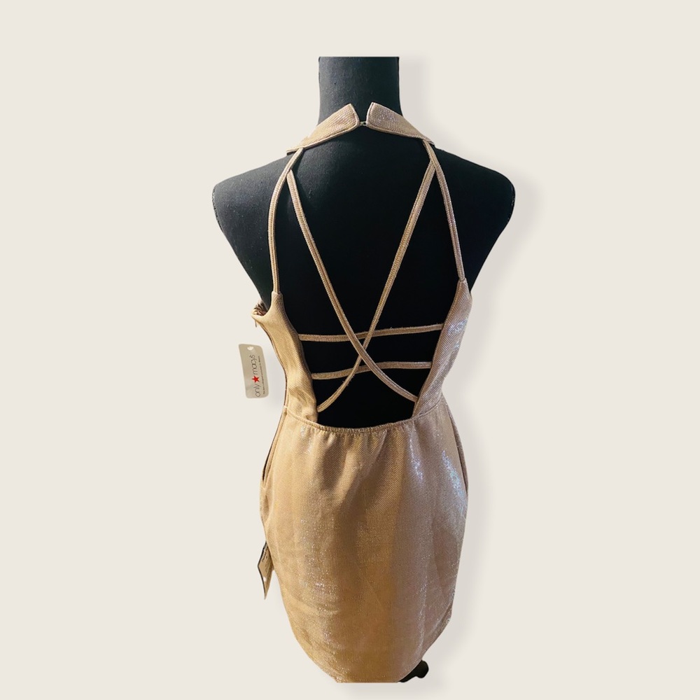 Light god mini party/wedding dress